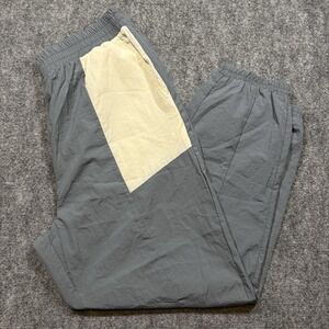 Fabletics Jaylee Color Block Track Pants Storm Cream Grey‎ Stylish Size XL